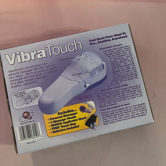 Vibra Touch Purple Personal Massager NEW Open Box - Picture 5 of 5